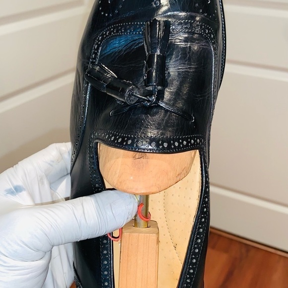 Belmondo Leather Tassel Metalion Loafer. Made in Spain. - Picture 10 of 16